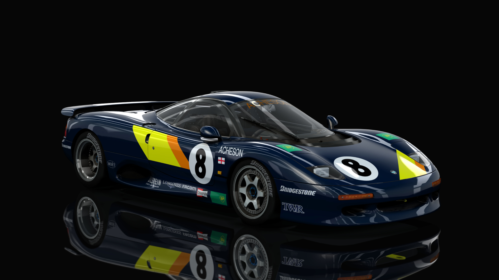 Jaguar XJR-15 Race, skin 08