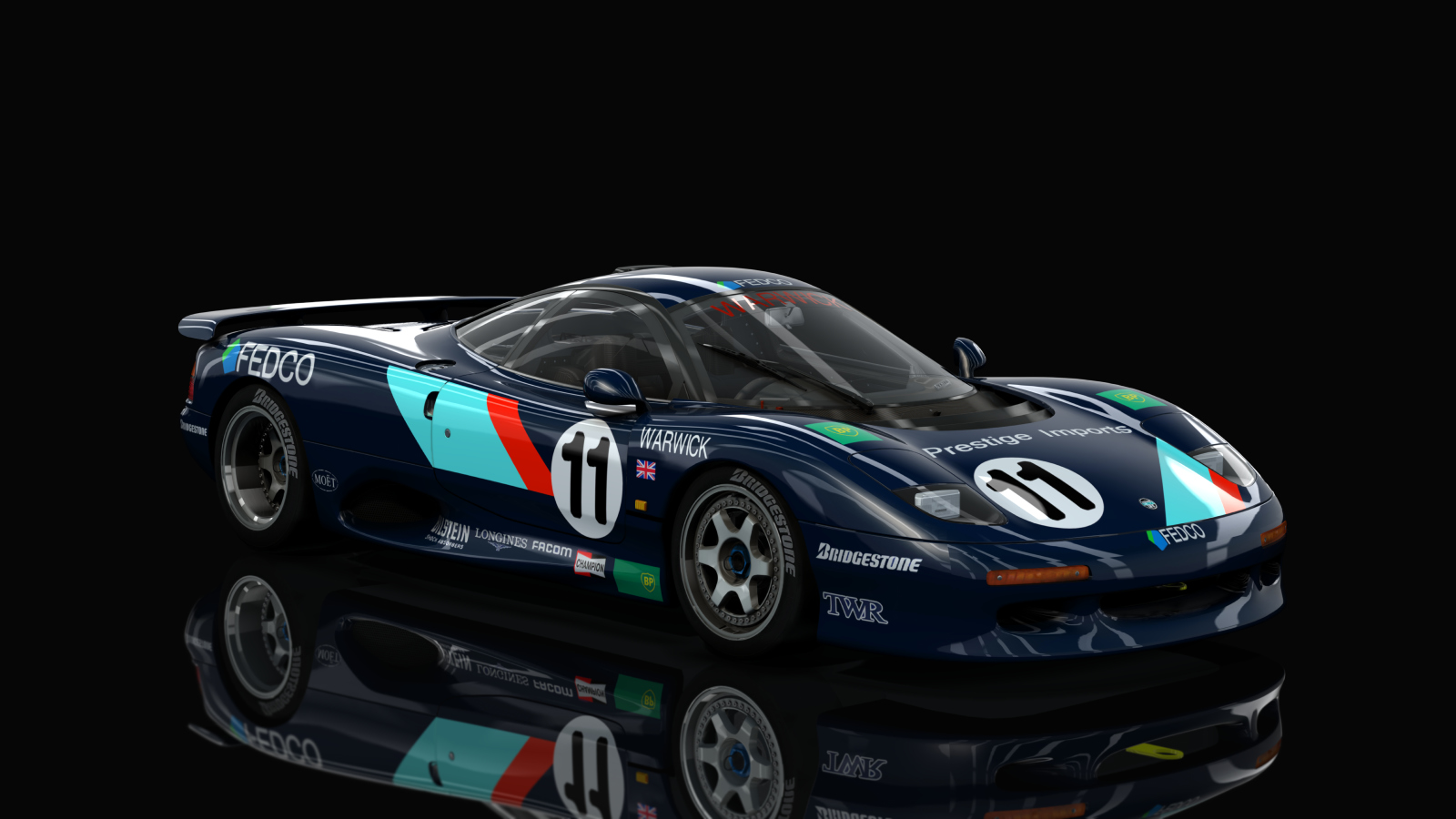 Jaguar XJR-15 Race, skin 11