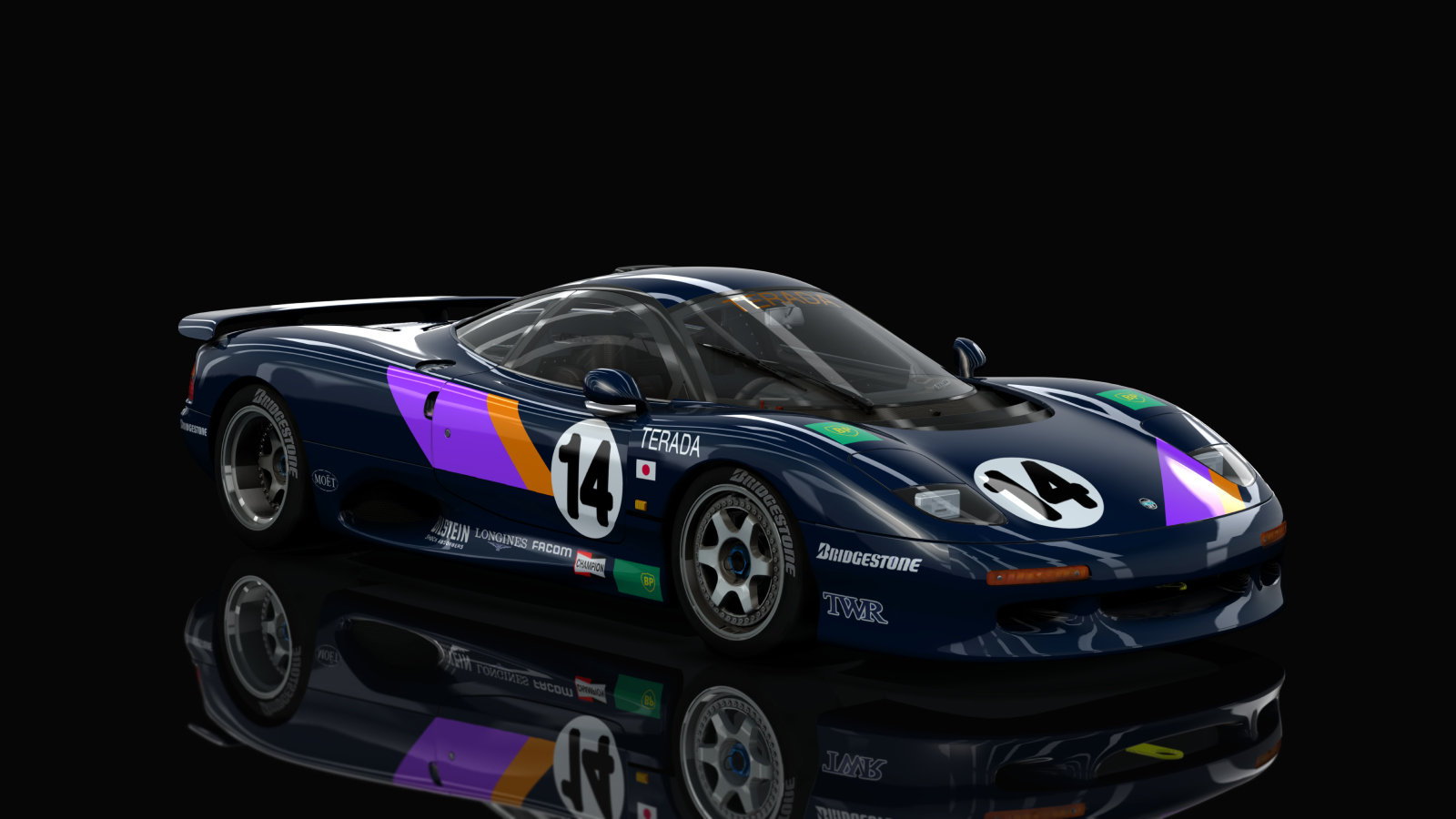 Jaguar XJR-15 Race, skin 14