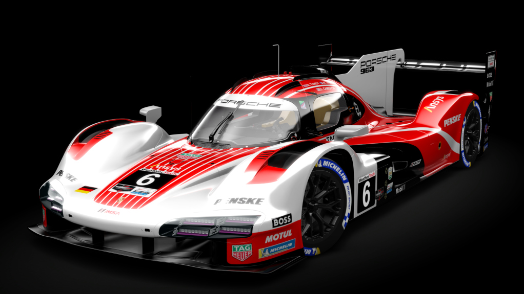 Porsche 963, skin 2023 #6 Penske_6_IMSA