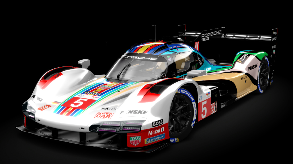 Porsche 963, skin 2023 Le Mans Porsche Penske Motorsport 5