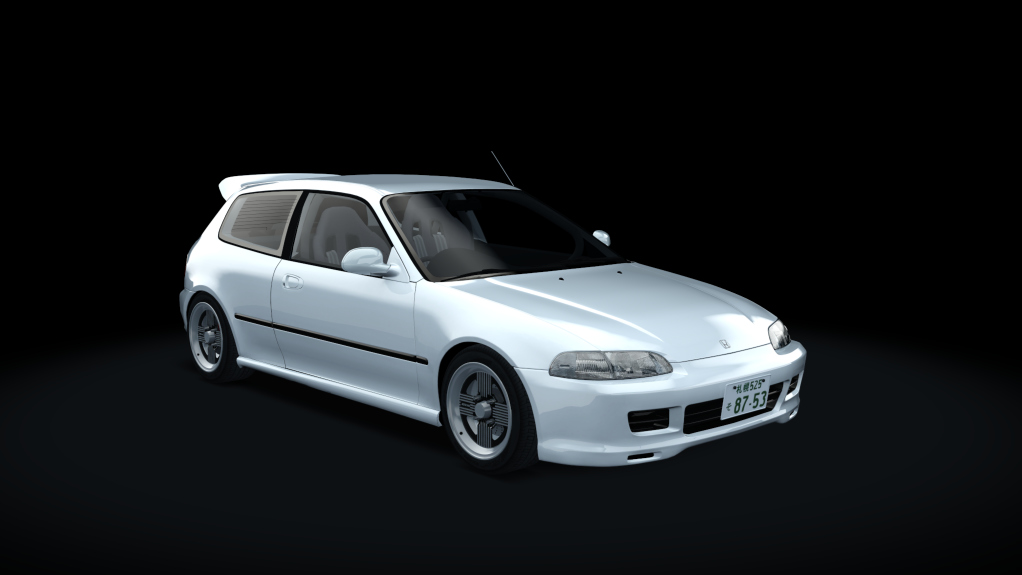 Honda Civic SiR-II, skin frost_white