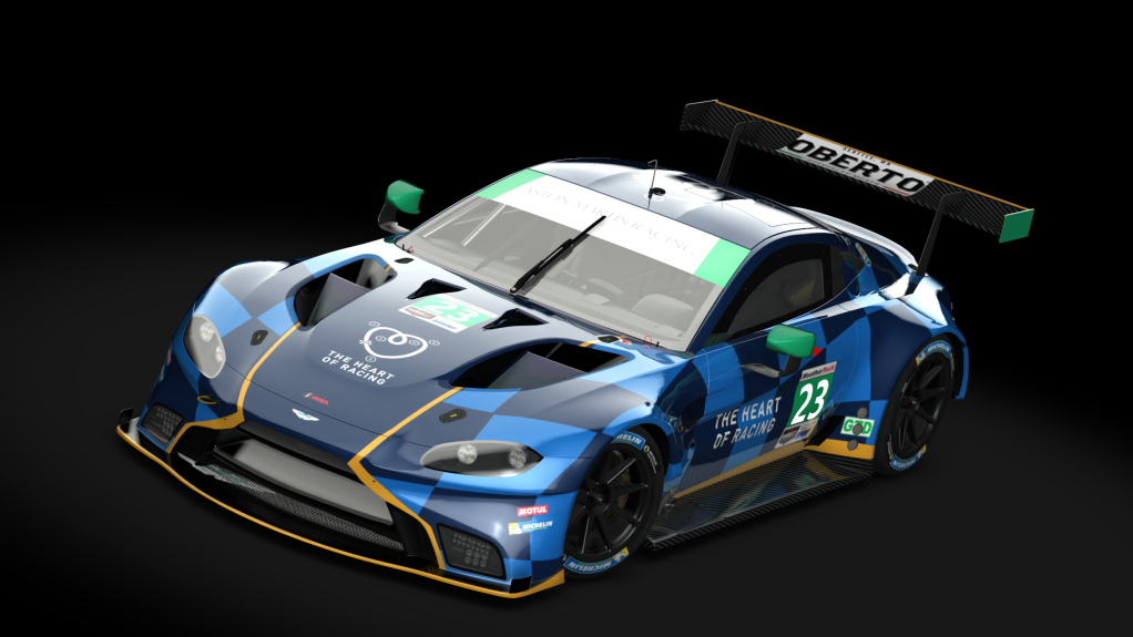 Aston Martin Vantage GTE, skin HEART OF RACING