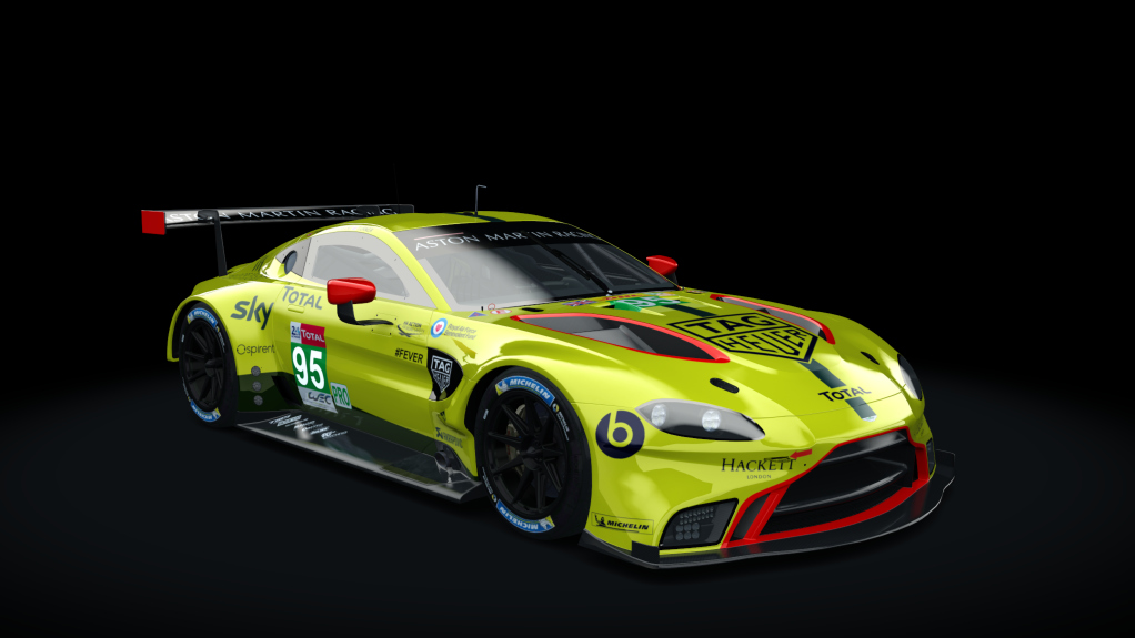 Aston Martin Vantage GTE, skin LeMans_2018_Aston_Martin_95