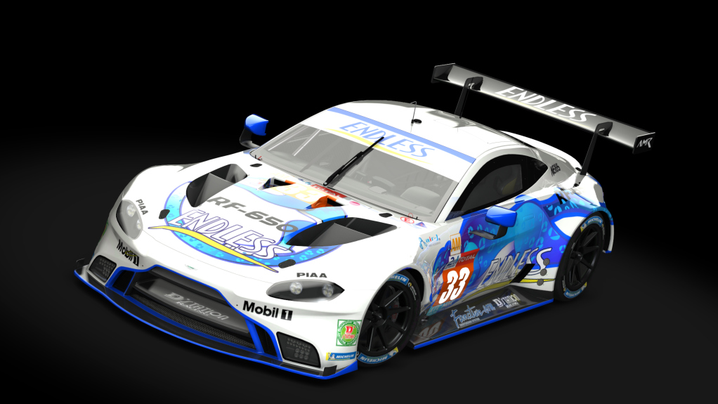 Aston Martin Vantage GTE, skin blw_endless_blue_33