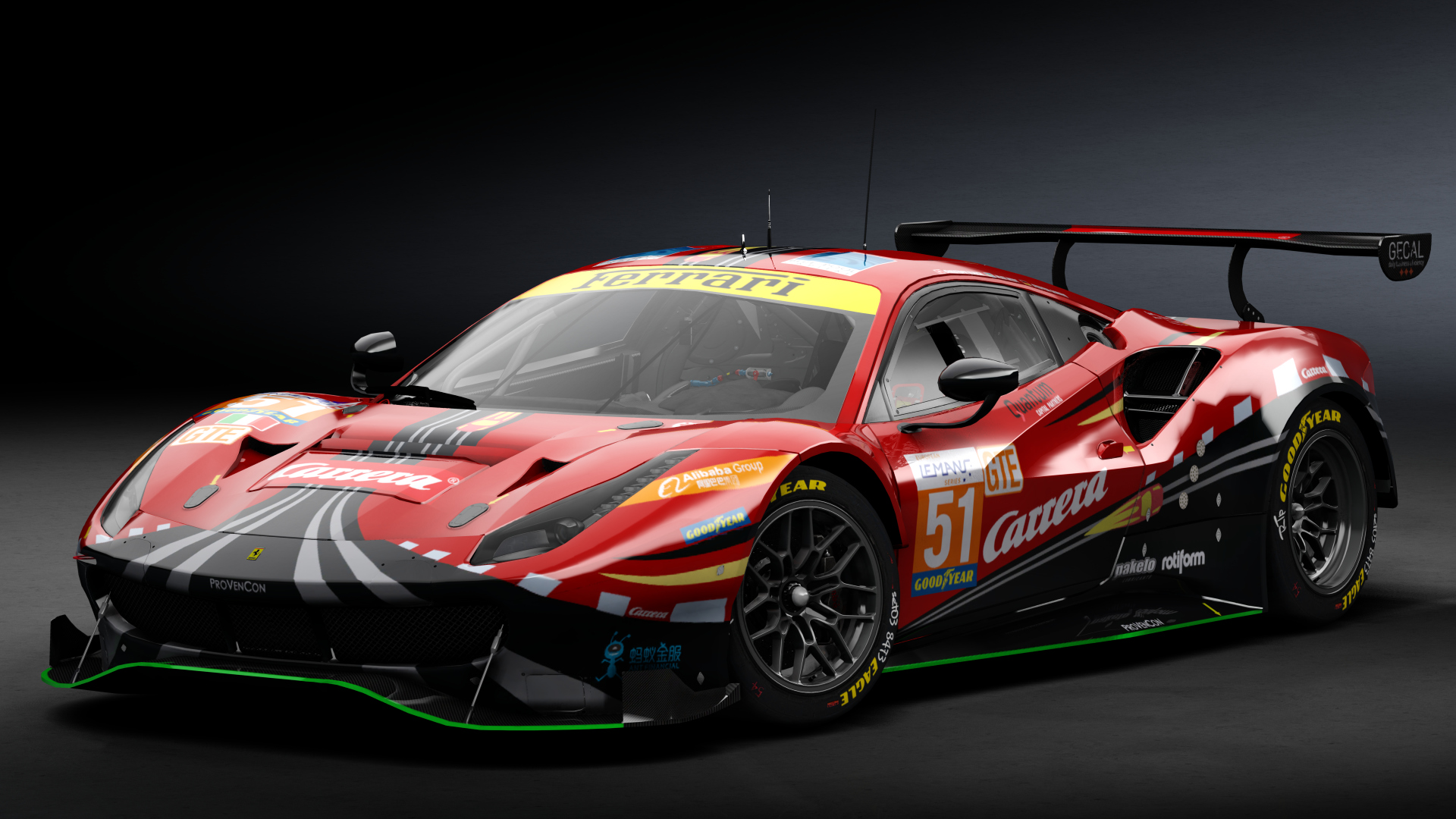 2018 Ferrari 488 GTE Evo [Michelotto], skin 2020 #51 AF Corse ELMS