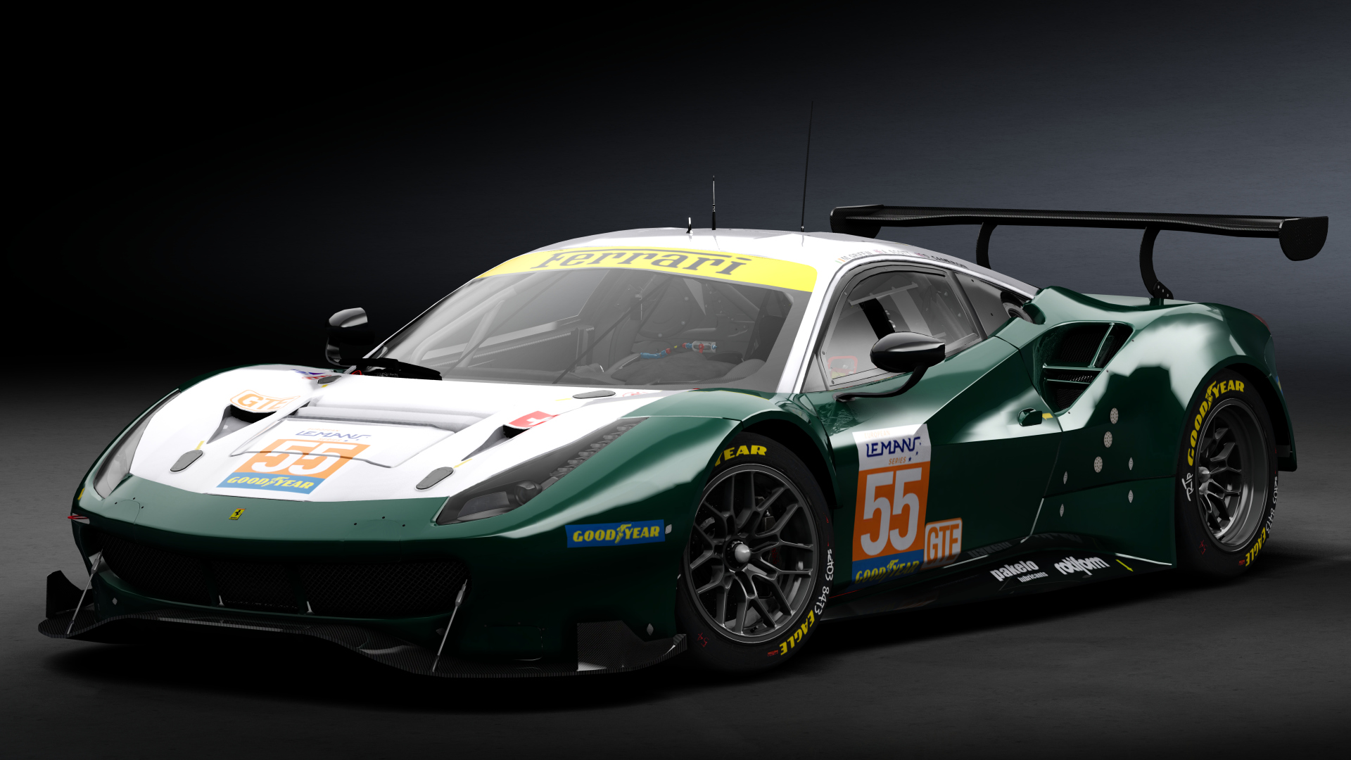 2018 Ferrari 488 GTE Evo [Michelotto], skin 2020 #55 Spirit of Race ELMS