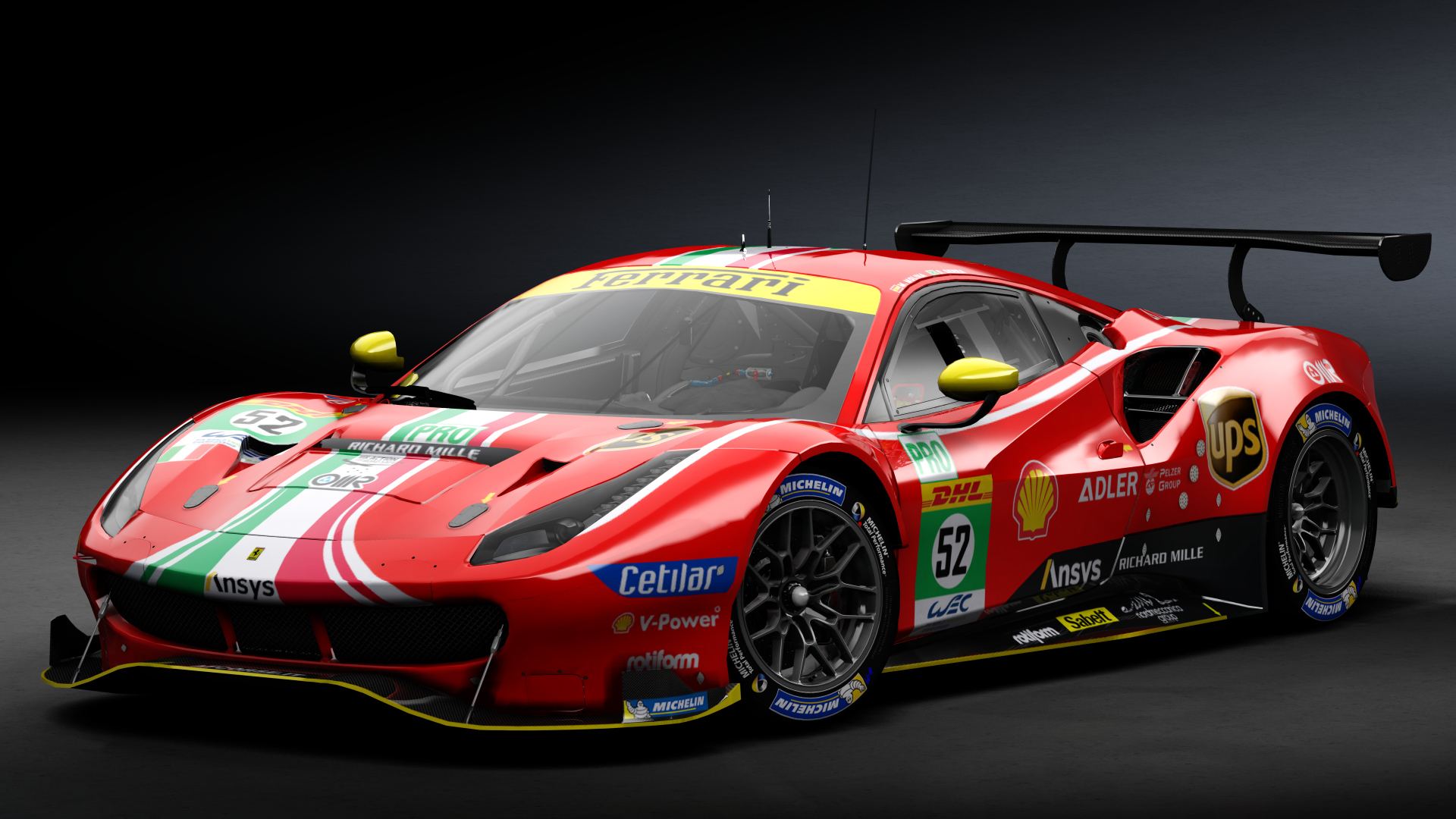 2018 Ferrari 488 GTE Evo [Michelotto], skin 2021 #52 AF Corse WEC