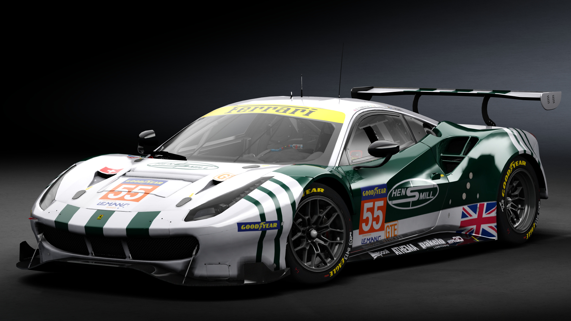 2018 Ferrari 488 GTE Evo [Michelotto], skin 2021 #55 Spirit of Race ELMS