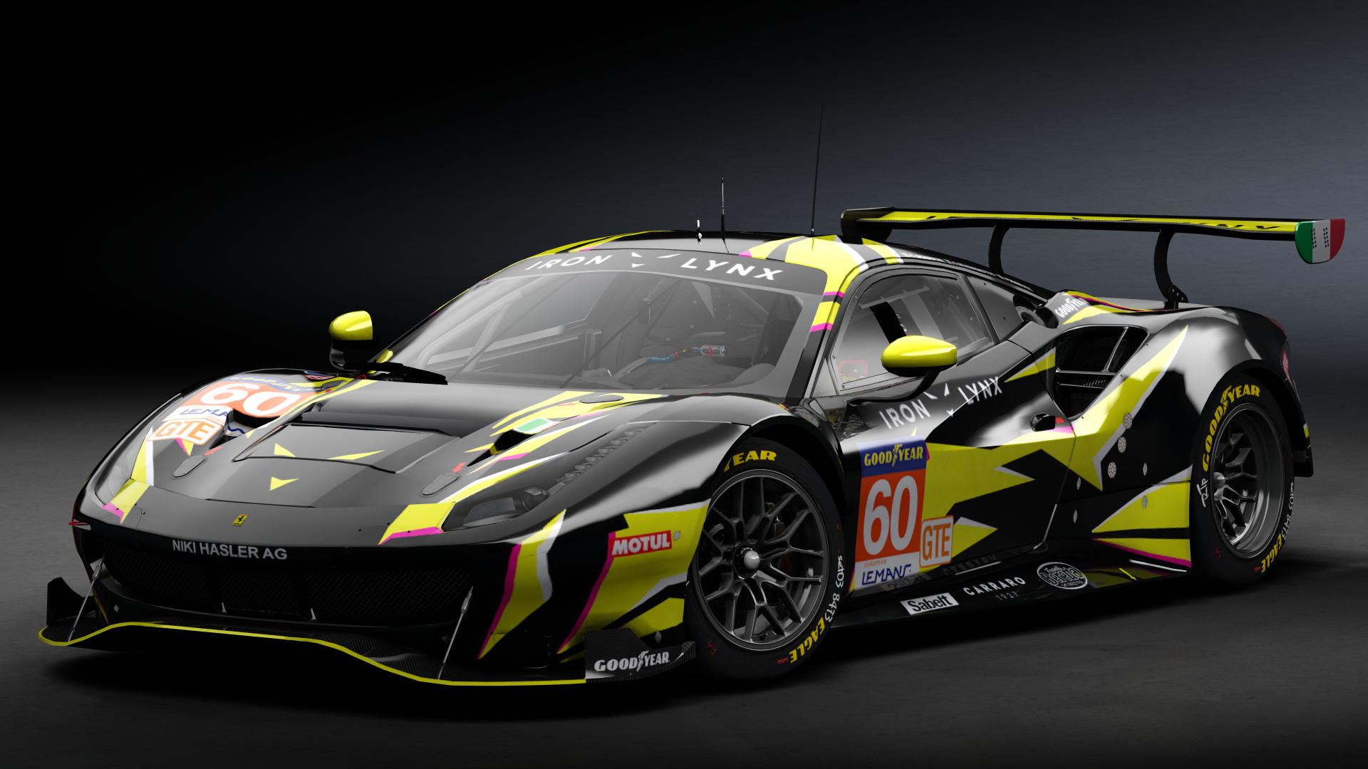 2018 Ferrari 488 GTE Evo [Michelotto], skin 2021 #60 Iron Lynx ELMS