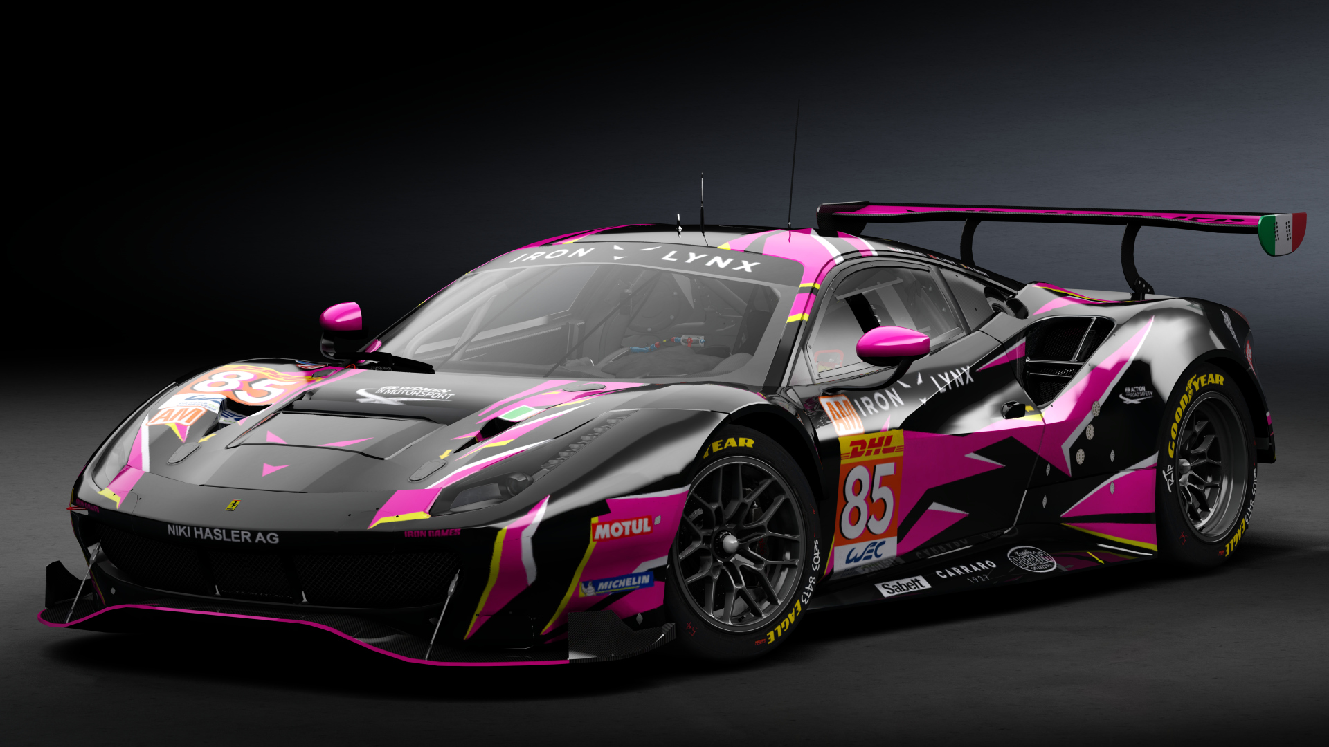 2018 Ferrari 488 GTE Evo [Michelotto], skin 2021 #85 Iron Lynx WEC