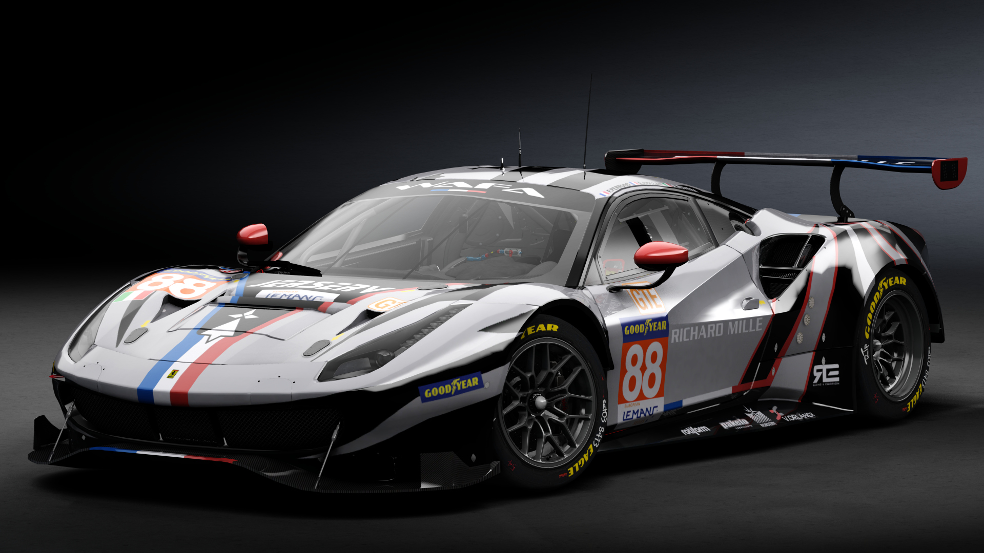 2018 Ferrari 488 GTE Evo [Michelotto], skin 2021 #88 AF Corse ELMS