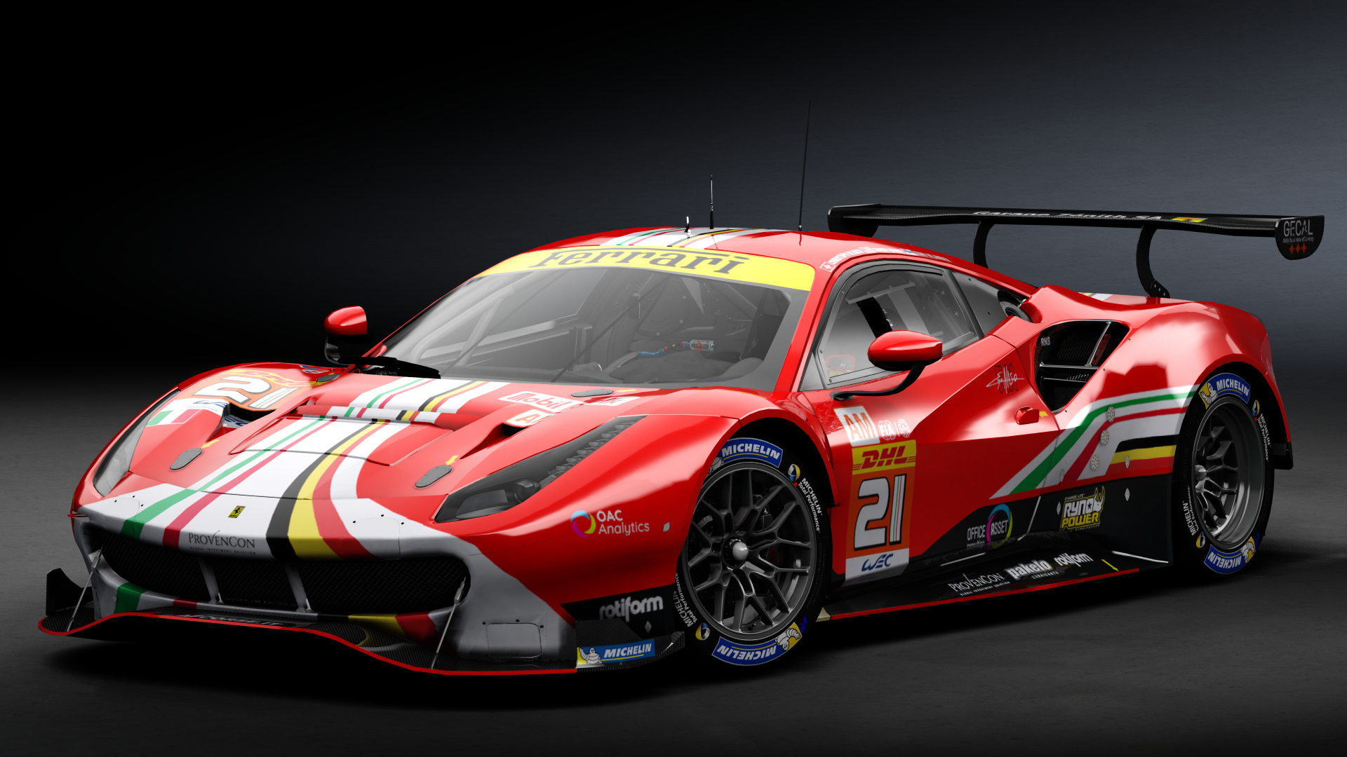 2018 Ferrari 488 GTE Evo [Michelotto], skin 2022 #21 AF Corse WEC SPA