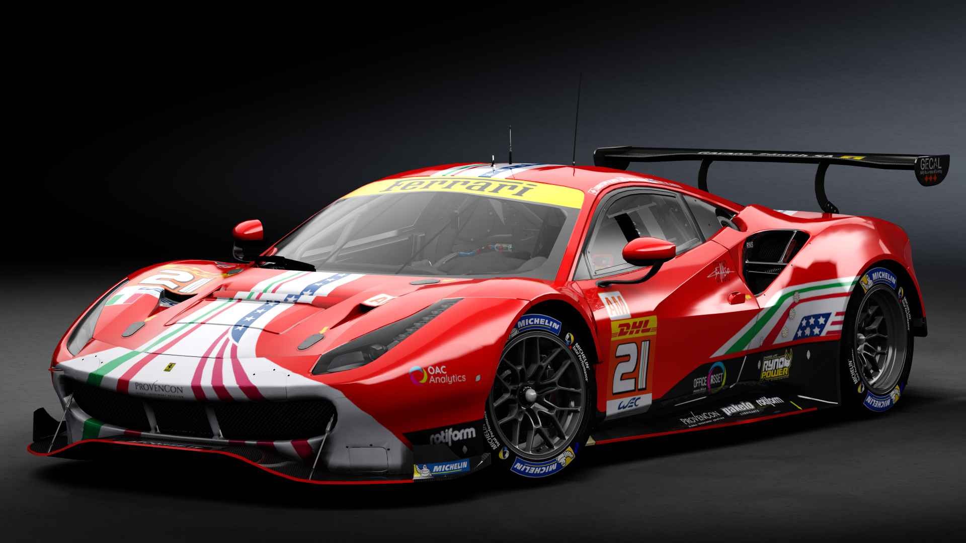 2018 Ferrari 488 GTE Evo [Michelotto], skin 2022 #21 AF Corse WEC Sebring