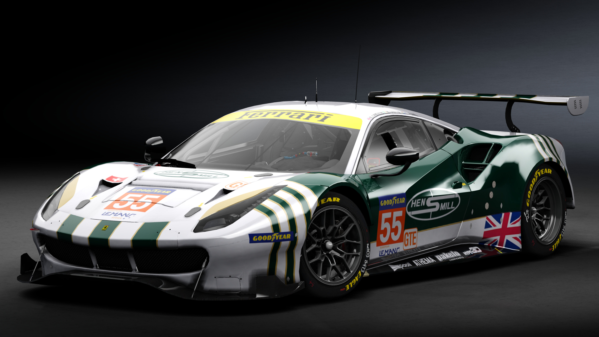 2018 Ferrari 488 GTE Evo [Michelotto], skin 2022 #55 Spirit of Race ELMS