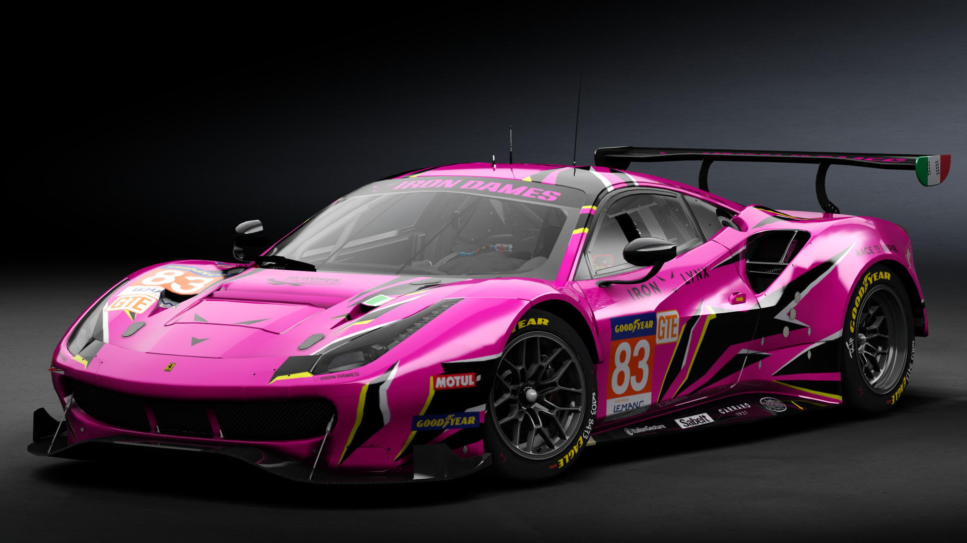 2018 Ferrari 488 GTE Evo [Michelotto], skin 2022 #83 Iron Lynx ELMS