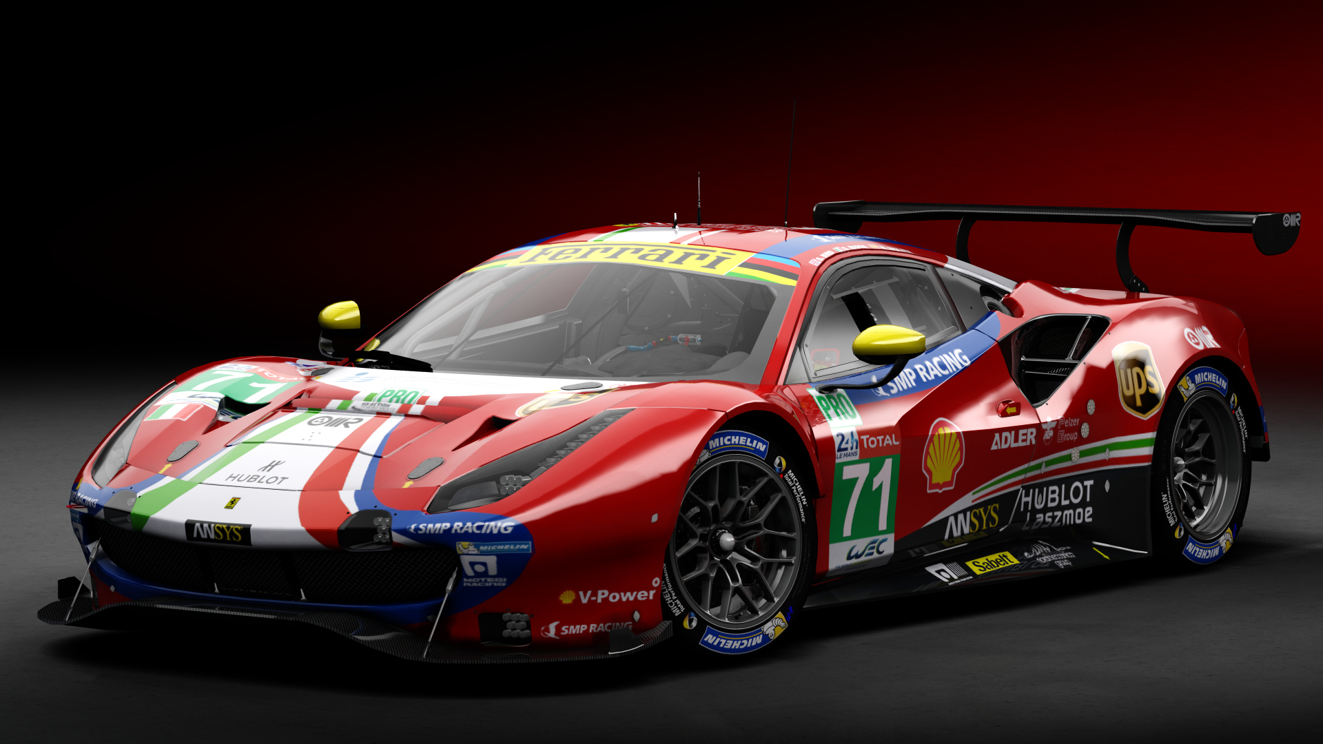 2018 Ferrari 488 GTE Evo Le Mans Spec [Michelotto], skin 2019 #71 AF Corse LM24