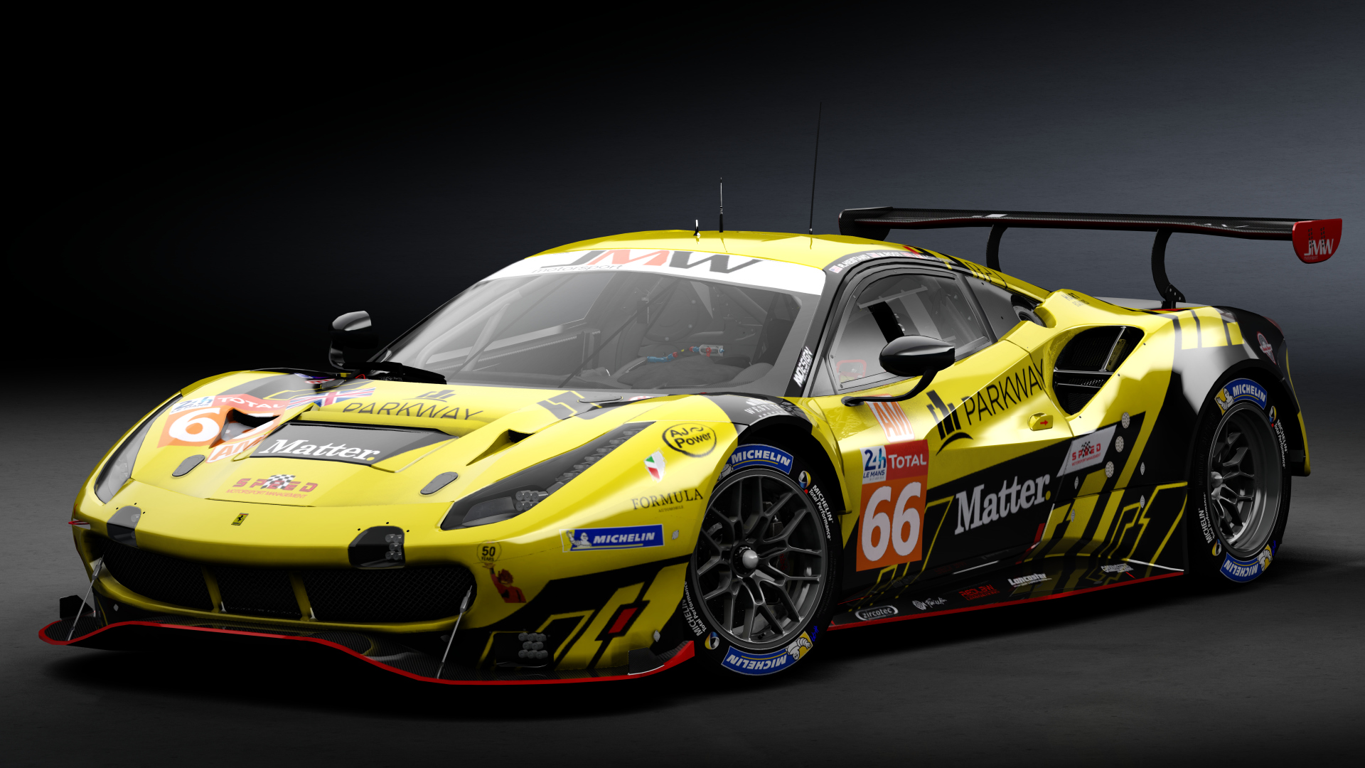 2018 Ferrari 488 GTE Evo Le Mans Spec [Michelotto], skin 2020 #66 JMW Motorsport LM24