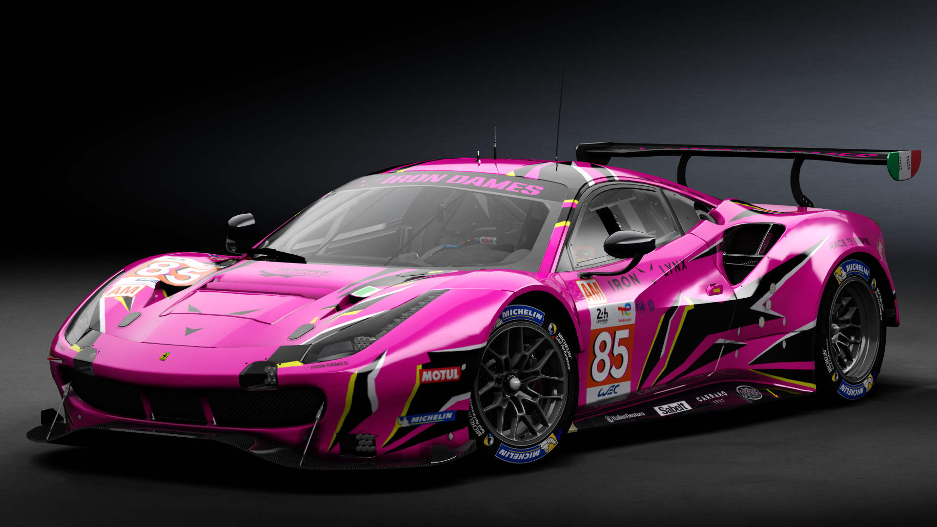 2018 Ferrari 488 GTE Evo Le Mans Spec [Michelotto], skin 2022 #85 Iron Lynx LM24