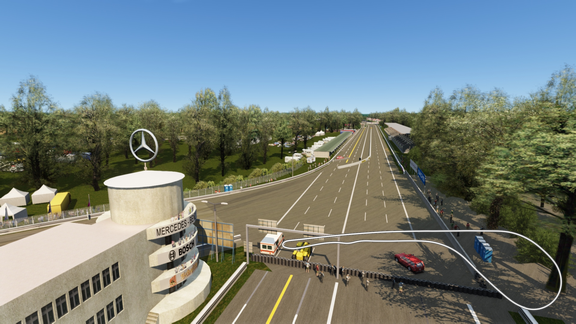 Avus DTM, layout normal