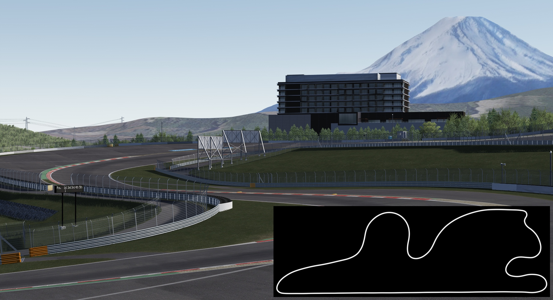 Fuji Speedway Mts, layout gp