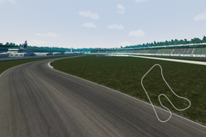 Hockenheimring 1988, layout dtm