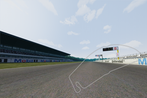 Hockenheimring 1988, layout gp