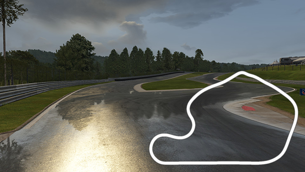 Limerock Raceway, layout chicane_wet