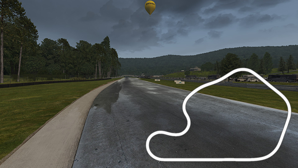 Limerock Raceway, layout no_chicane_wet