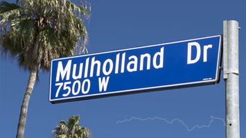 Mulholland Drive, layout east