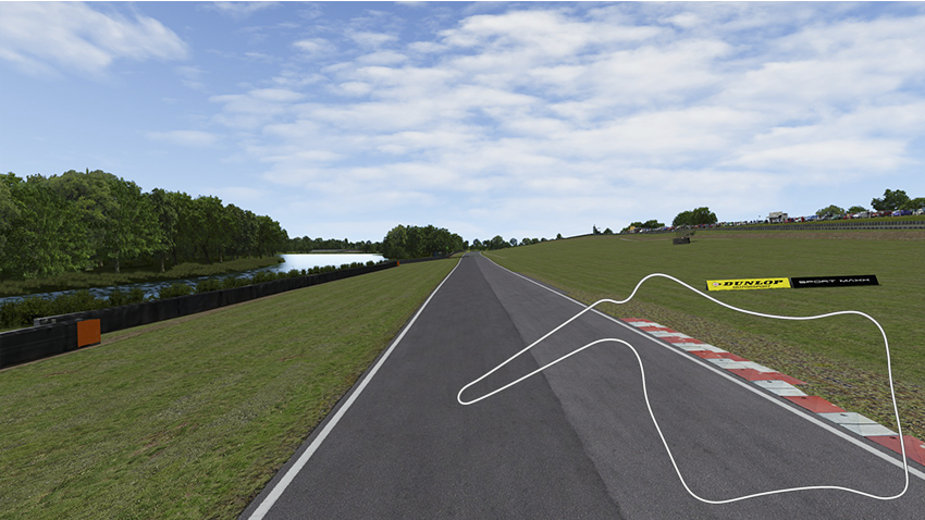 Oulton Park, layout island