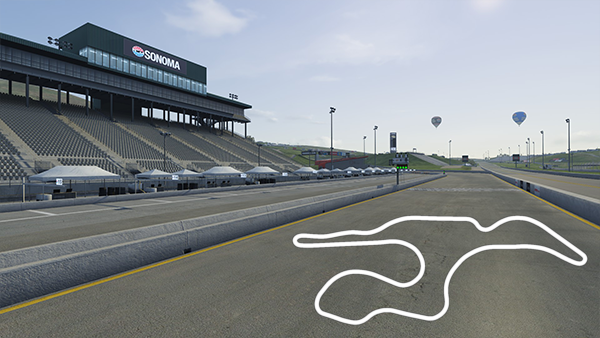 Sonoma Raceway, layout indy