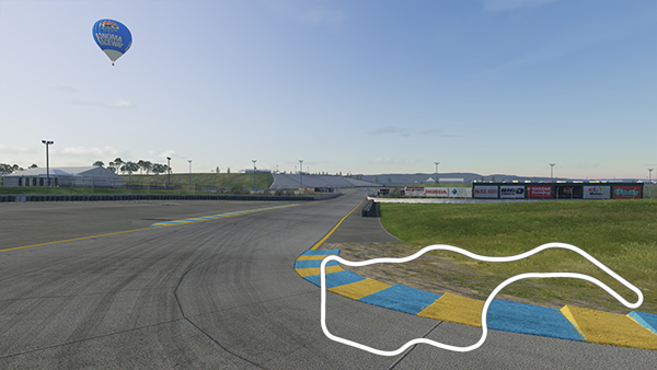 Sonoma Raceway, layout nascar