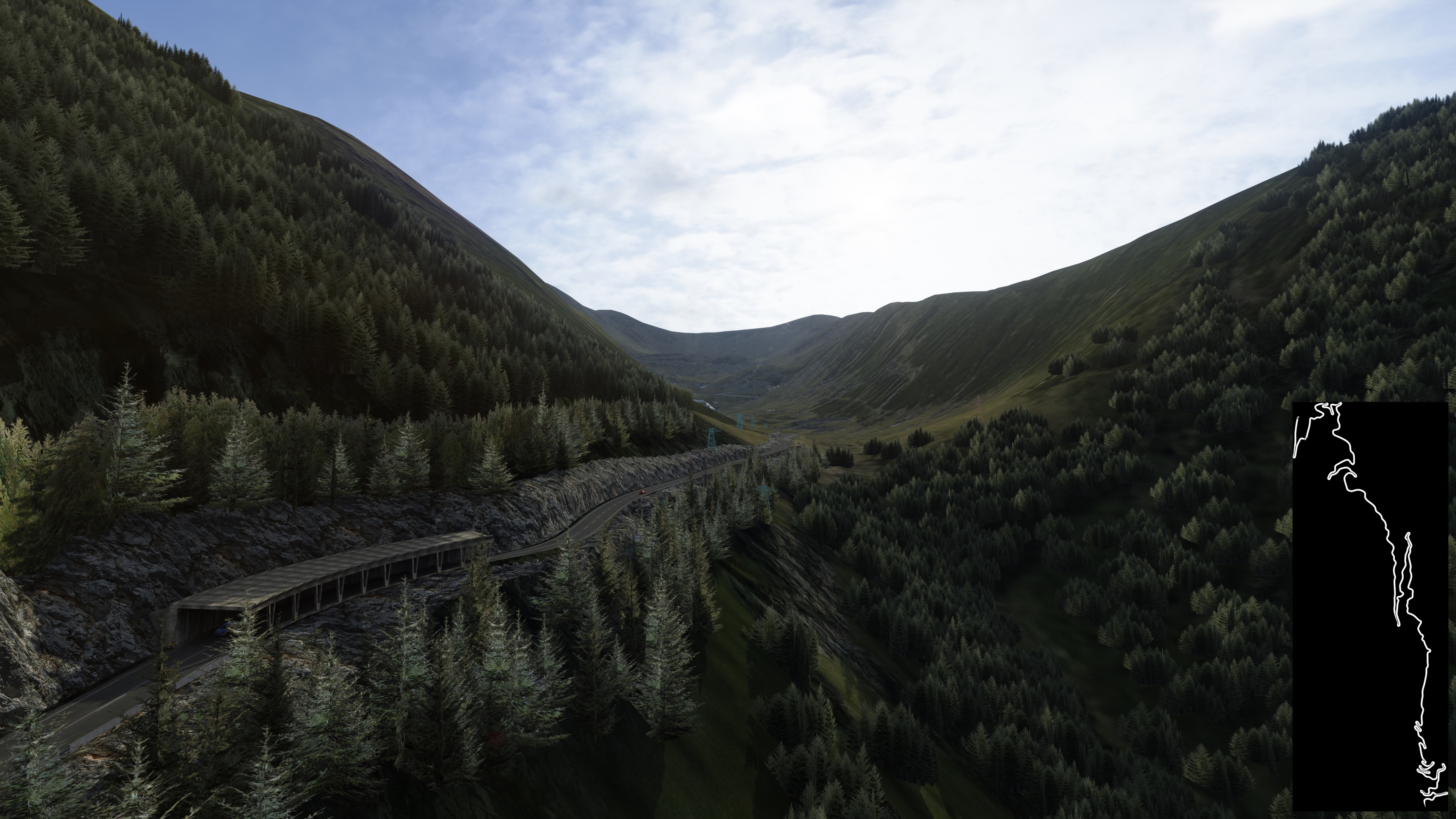 Transfagarasan, layout tn-th