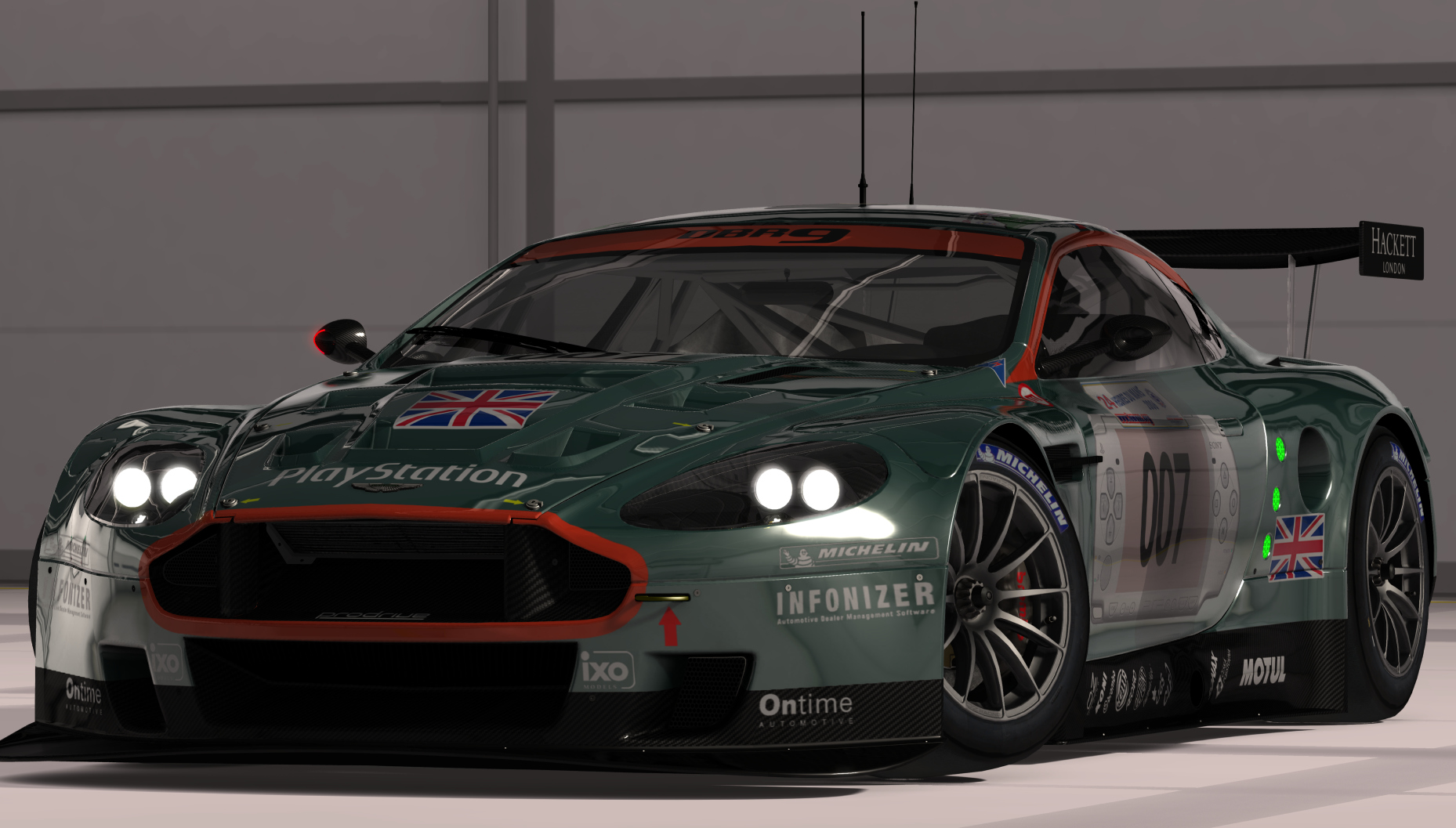 Aston Martin DBR9 GTNA, skin 2006 Prodrive 007