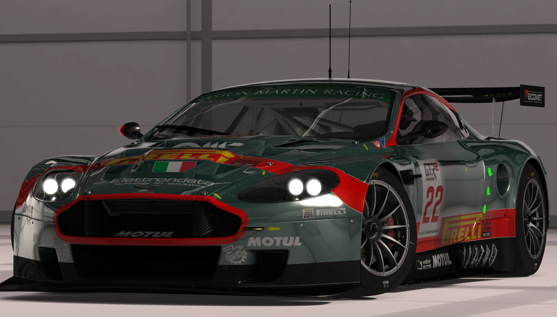 Aston Martin DBR9 GTNA, skin 2007 BMS 22