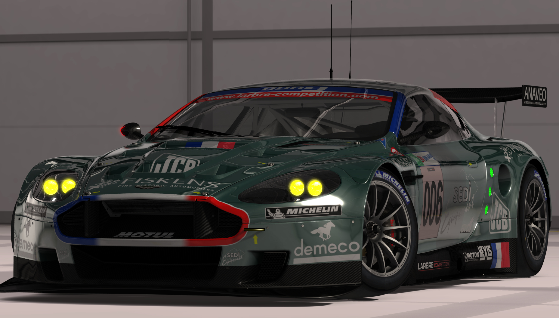 Aston Martin DBR9 GTNA, skin 2007 Larbre 006