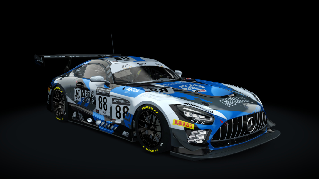 Mercedes-Benz AMG GT3 EVO 2020, skin Akka #88 Imola