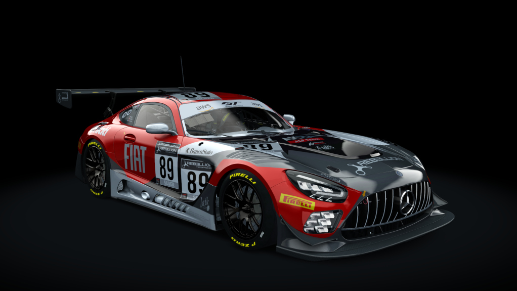 Mercedes-Benz AMG GT3 EVO 2020, skin Akka #89 Imola