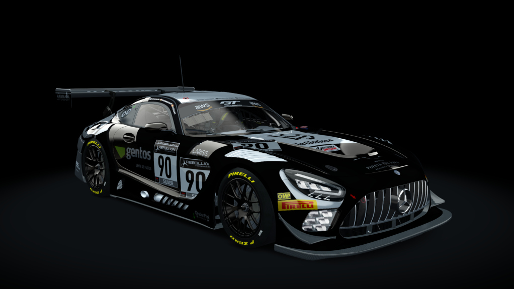 Mercedes-Benz AMG GT3 EVO 2020, skin Madpanda_Motorsport_#90