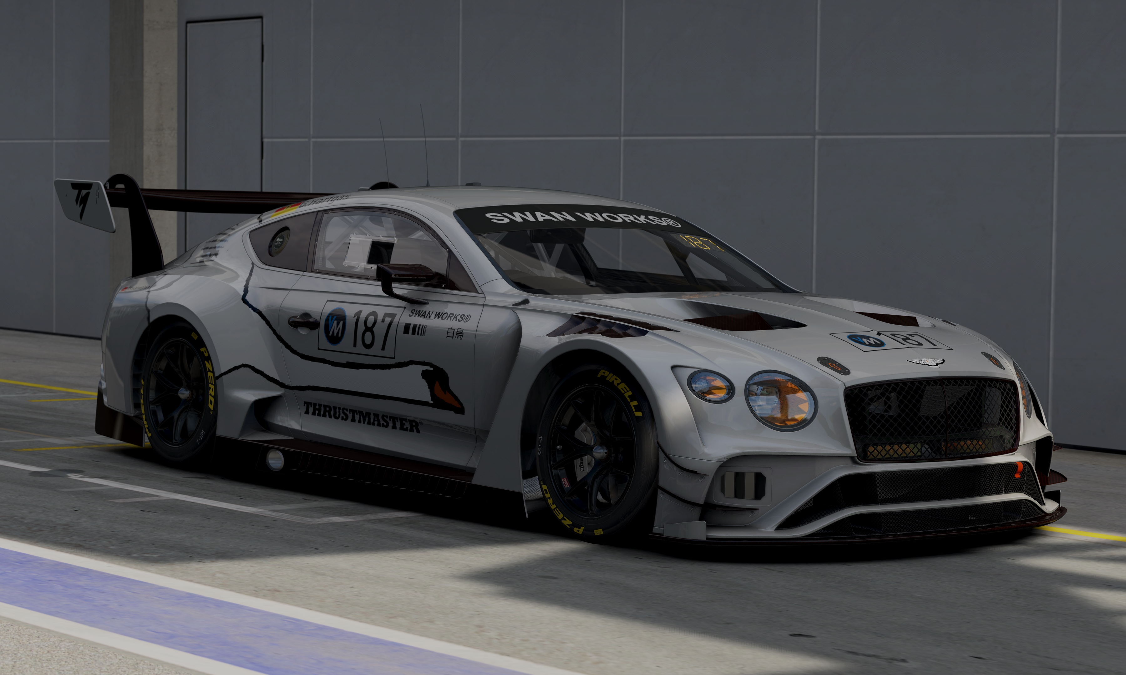 VM Bentley Continental GT GT3 2018, skin Swan_Works