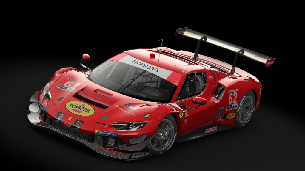 VM Ferrari 296 GT3, skin 2023_IMSA_62_Risi Competizione Daytona