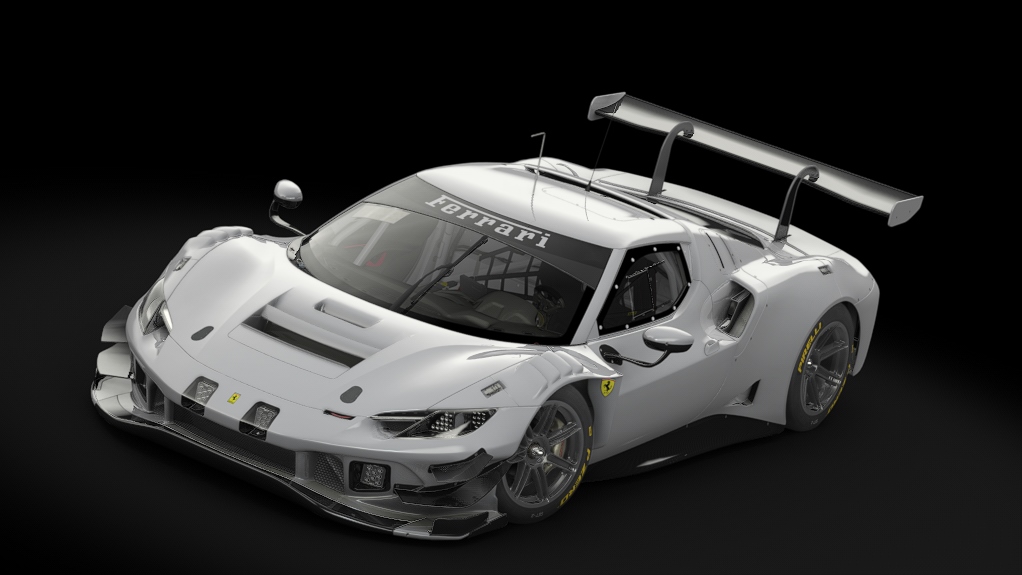 VM Ferrari 296 GT3, skin Template Endu