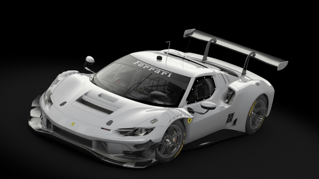 VM Ferrari 296 GT3, skin Template GTDPro