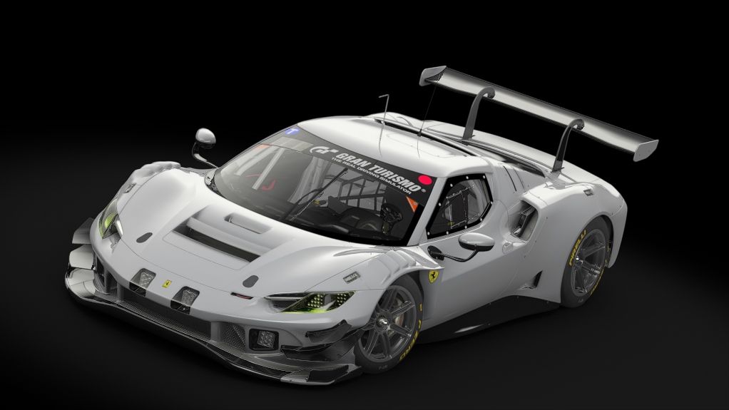 VM Ferrari 296 GT3, skin Template N24h