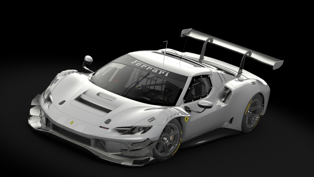 VM Ferrari 296 GT3, skin Template