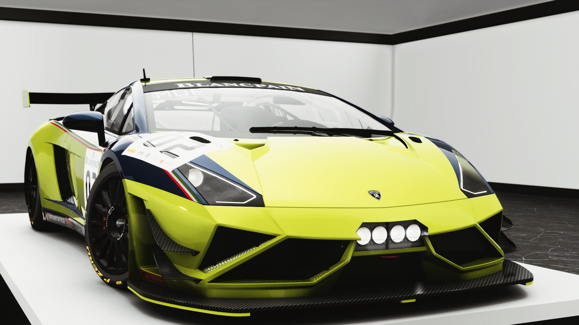 VM Lamborghini Gallardo R-EX, skin GS Racing