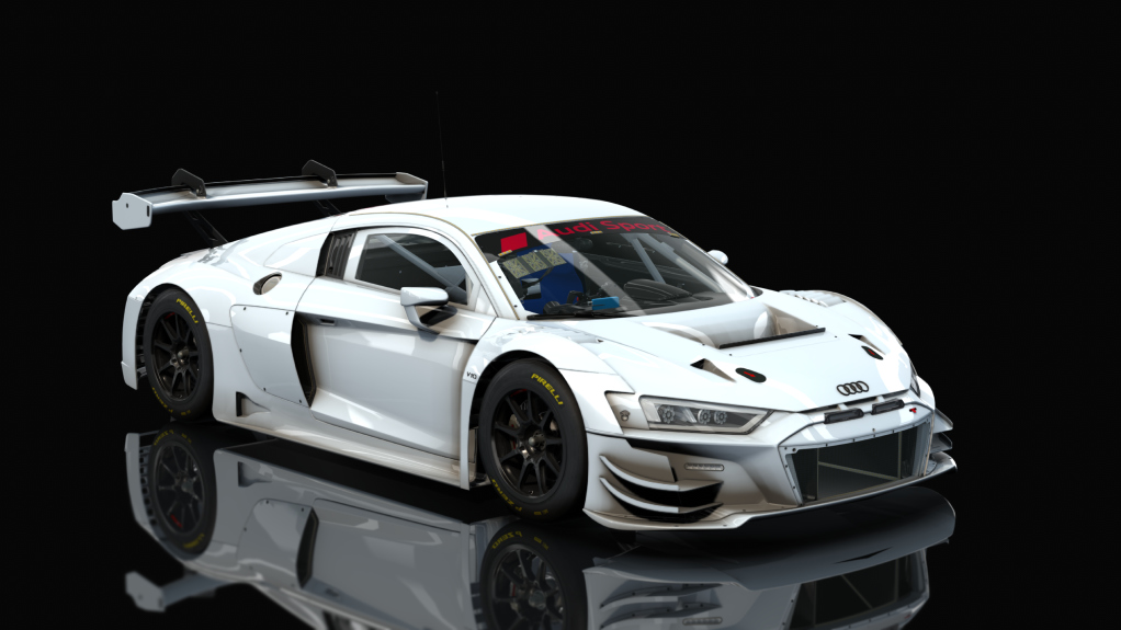 Audi R8 LMS EVO II, skin TEMPLATE