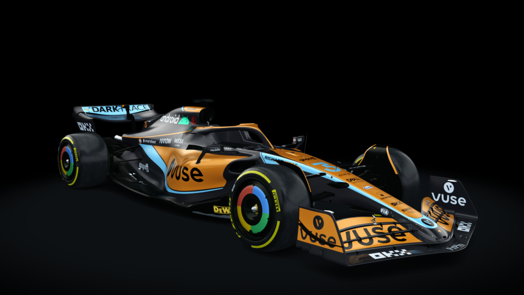 McLaren MCL36, skin Ricciardo