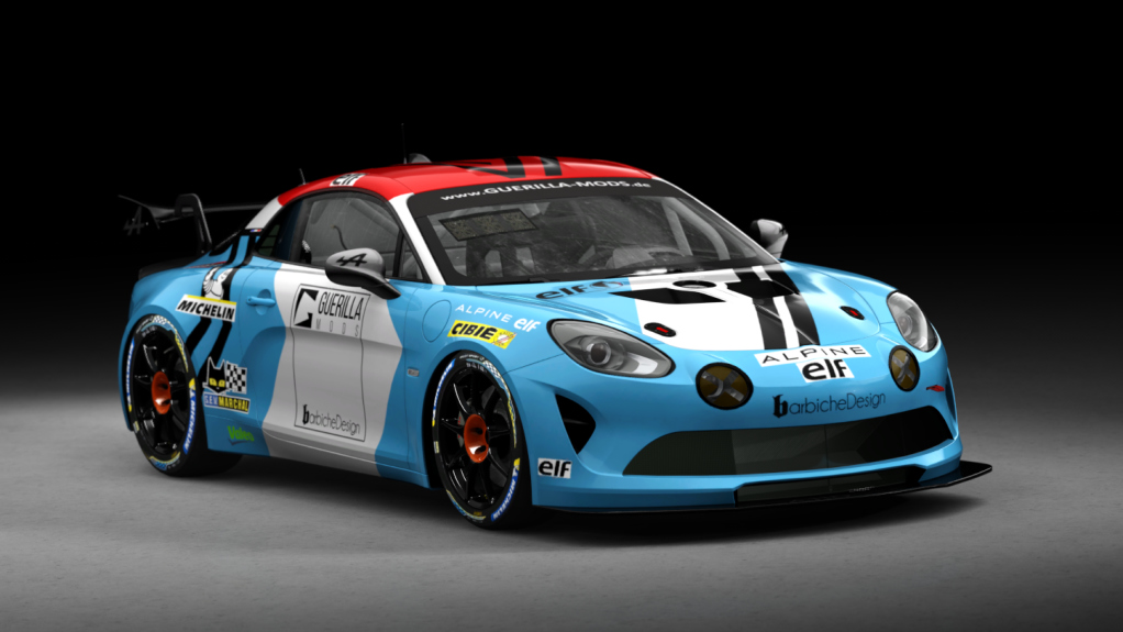 Alpine A110 GT4, skin Berlinette01